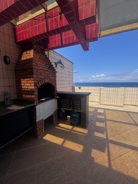 Duplex penthouse in front of Boracéia sea 12 people