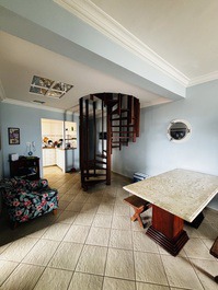 Duplex penthouse in front of Boracéia sea 12 people