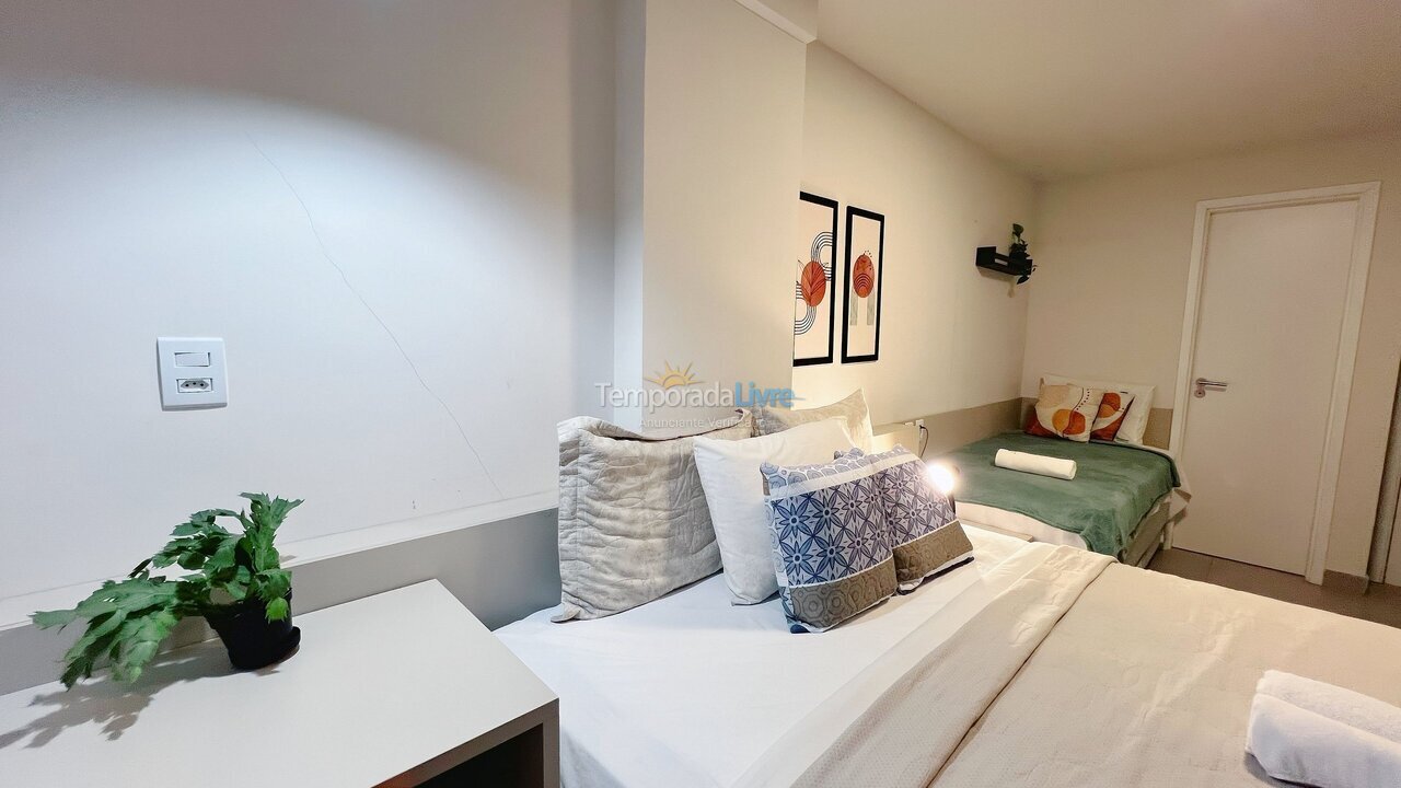 Apartamento para aluguel de temporada em João Pessoa (Cabo Branco)