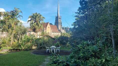 Vista do jardim exclusivo