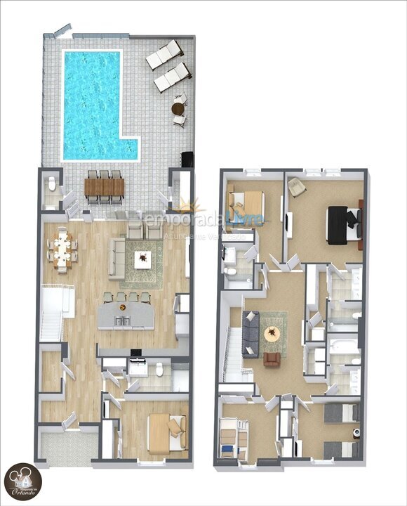 Casa para alquiler de vacaciones em Orlando (Davenport)