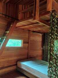 Chalet ecológico en la finca rural Arunachala, ubicado en el barrio Fazenda Velha, Itamonte, MG.