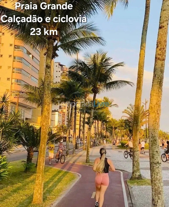 Apartamento para alquiler de vacaciones em Praia Grande (Vila Tupi)
