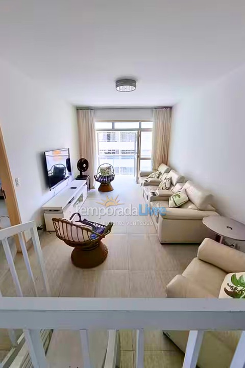 Apartamento para alquiler de vacaciones em Guarujá (Pitangueiras)