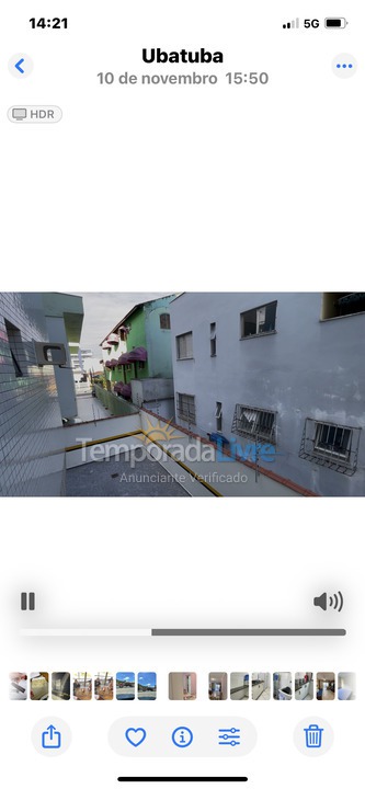 Apartment for vacation rental in Ubatuba (Praia Grande)