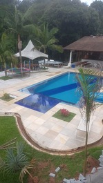 Chácara em Atibaia, Piscina com Escorregador, Vista da Serra