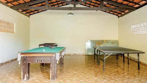 Mesa de bilhar e pingue pongue