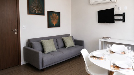 Encantador apartamento de 1 dormitorio en un edificio frente a la playa 🌅 🏖️