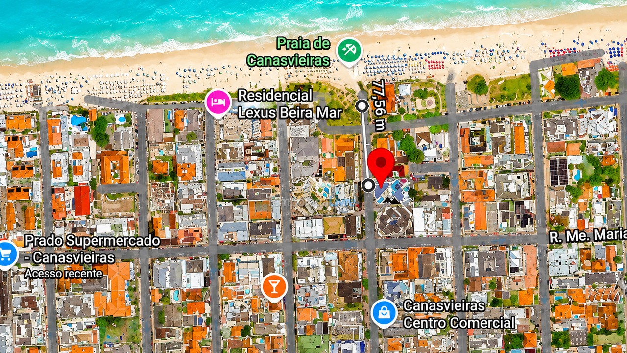 Apartamento para alquiler de vacaciones em Florianopolis (Canasvieiras)