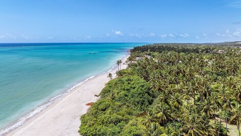 Lujosa casa frente al mar en una urbanización privada en Maragogi, Alagoas, Brasil.