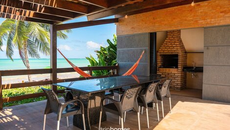 Lujosa casa frente al mar en una urbanización privada en Maragogi, Alagoas, Brasil.