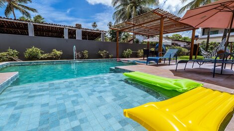 Lujosa casa frente al mar en una urbanización privada en Maragogi, Alagoas, Brasil.