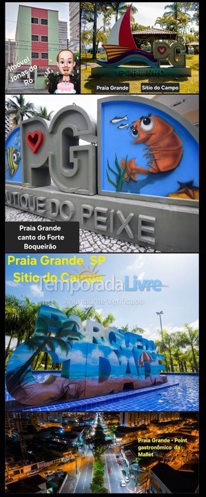 Apartamento para aluguel de temporada em Praia Grande (Vila Tupi)