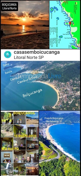 Casa para aluguel de temporada em São Sebastião (Boiçucanga)
