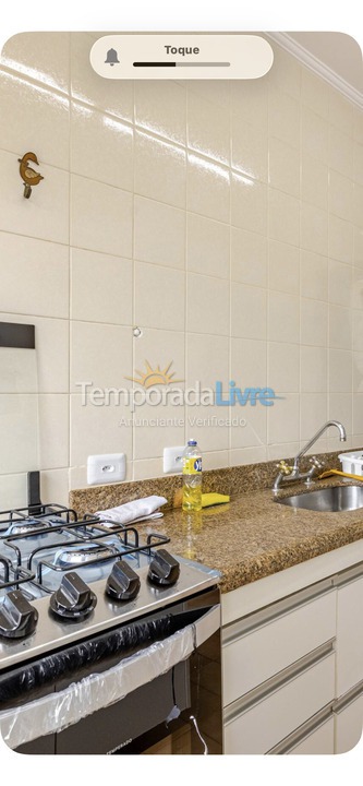 Apartamento para aluguel de temporada em Peruíbe (Centro)
