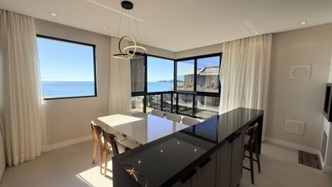 Apto com 3 suites e vista mar em Bombas