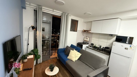 Fully furnished apartment in downtown Rio de Janeiro, close to the light rail and tourist attractions.