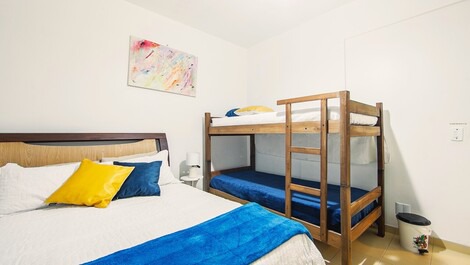 Segundo quarto c/ cama e beliche