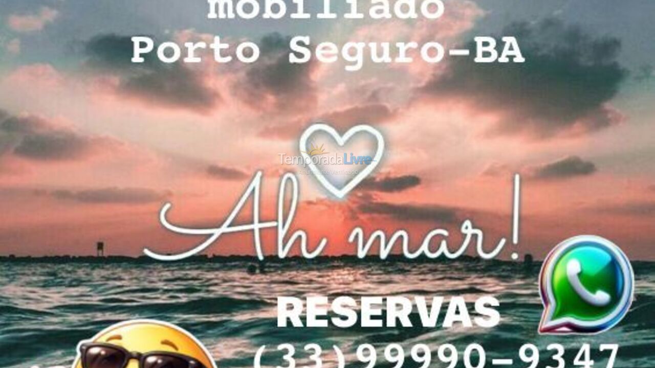 Apartamento para aluguel de temporada em Porto Seguro (Praia de Taperapuan)