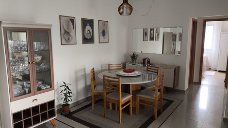 Visão da sala de jantar