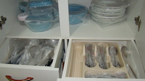 Utensílios de cozinha.