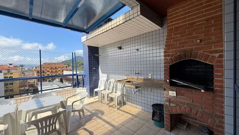 EXCELLENT DUPLEX FOR 16 PEOPLE IN PRAIA GRANDE - UBATUBA WITH WIFI AND GOURMET AREA 19 98144-8666