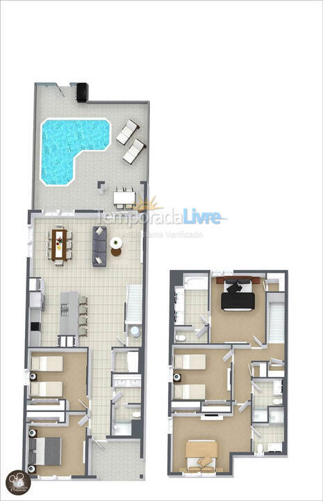 Casa para aluguel de temporada em Orlando (Kissimmee)