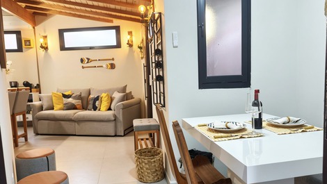 Ambiente acolhedor, charmoso integrado 