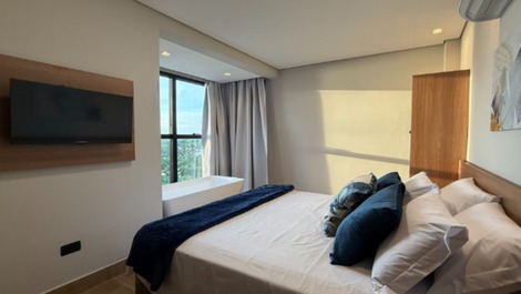 Suite with sea view, bathtub and breakfast