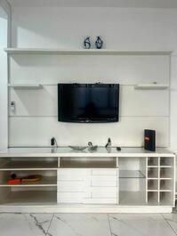 Sala com tv smart 