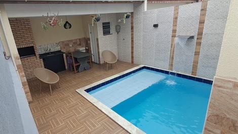 Casa con piscina y playa justo al lado (Suarão)