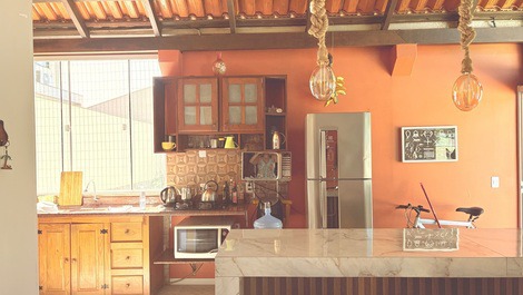 Beautiful chalet nestled between two idyllic beaches.