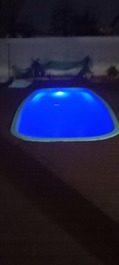 Blue room with private pool