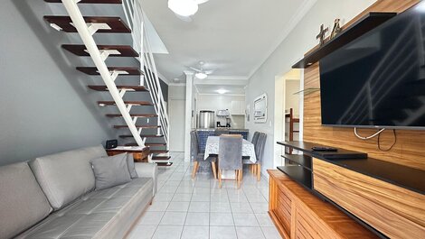 Penthouse with Pool in Praia Grande - REF JS54H