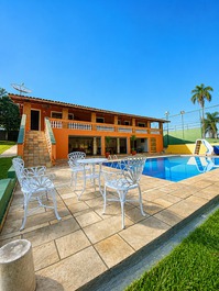 🌿 Country house in Atibaia, swimming pool with slide, barbecue, 1 hour from São Paulo