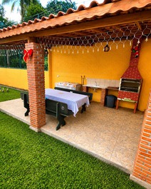 🌿 Country house in Atibaia, swimming pool with slide, barbecue, 1 hour from São Paulo