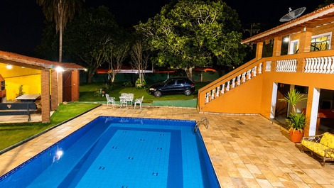 🌿 Chácara Atibaia, Piscina com Escorregador, Churrasqueira 1 H de SP