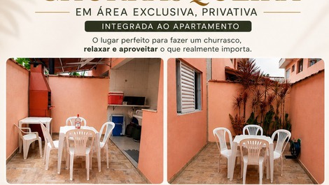 Churrasqueira integrada!