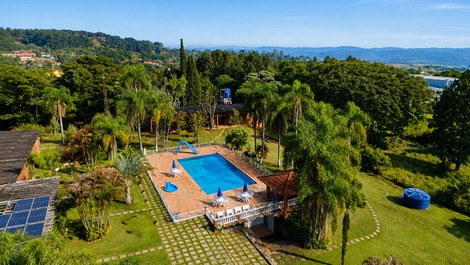 🌳🏡 Casa rural Ibiúna, piscina con tobogán y pista deportiva 🏡🌳