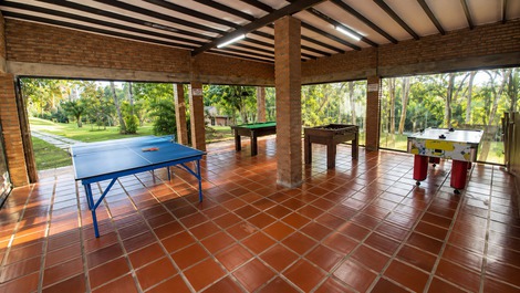 🌳🏡 Casa rural Ibiúna, piscina con tobogán y pista deportiva 🏡🌳