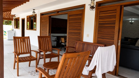 Casa de campo en Atibaia, piscina con tobogán, jacuzzi.