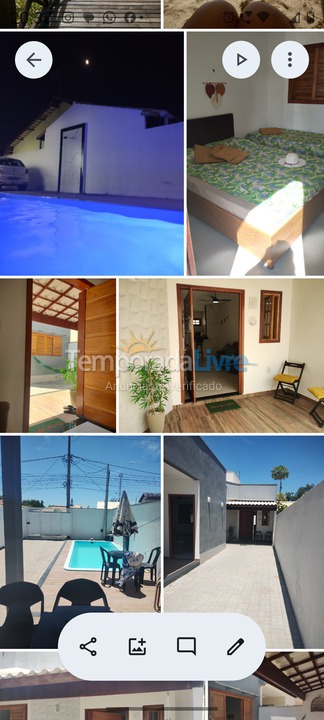 Casa para aluguel de temporada em São João da Barra (Chapéu de Sol)
