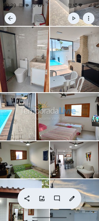 Casa para aluguel de temporada em São João da Barra (Chapéu de Sol)