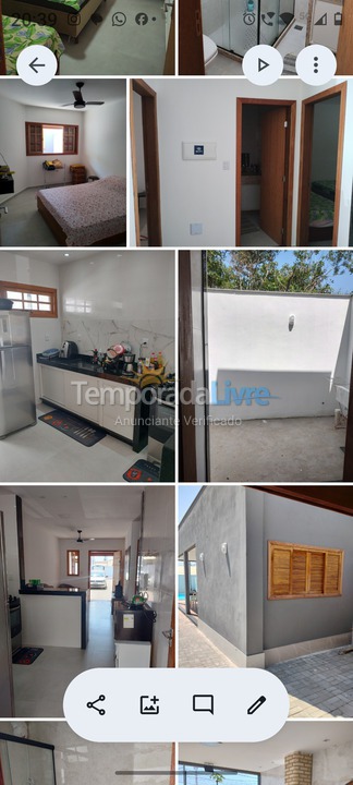 Casa para aluguel de temporada em São João da Barra (Chapéu de Sol)