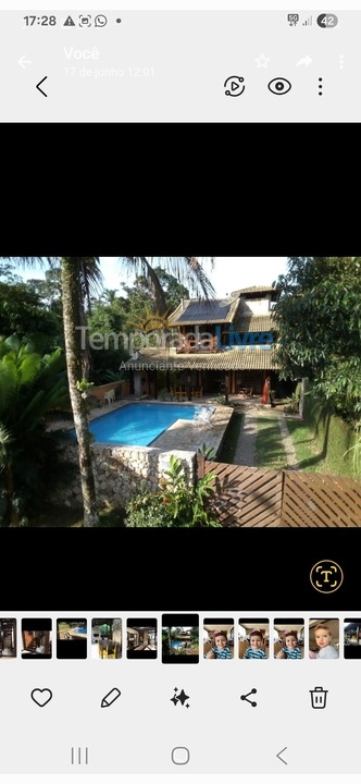 Casa para aluguel de temporada em São Sebastião (Praia da Jureia)