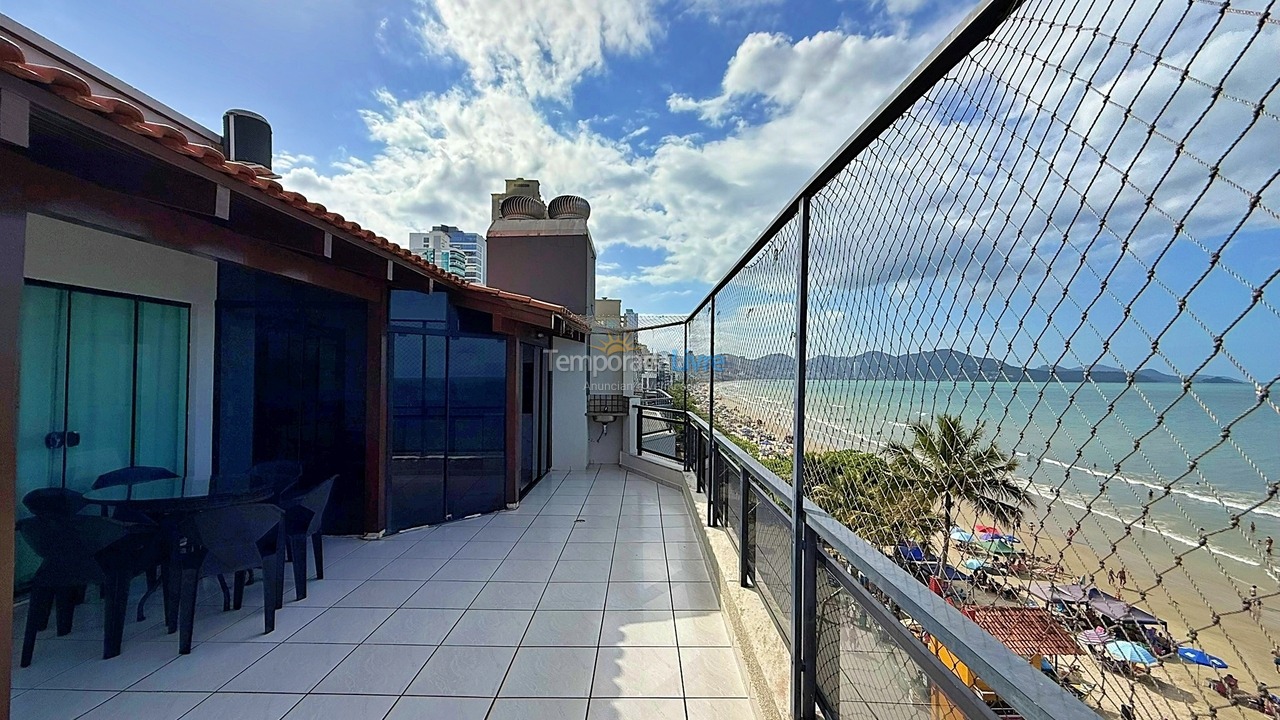 Apartamento para alquiler de vacaciones em Itapema (Meia Praia Frente Mar)