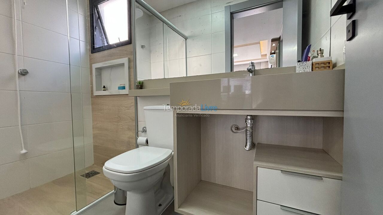 Apartment for vacation rental in Governador Celso Ramos (Palmas)