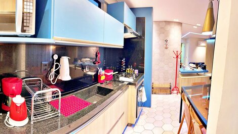 Fully furnished and decorated room, 250m from the beach.