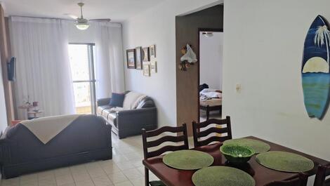 2-bedroom apartment, side view of the beach (100m).