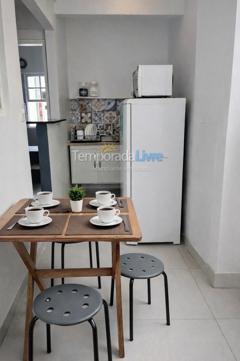Apartamento para aluguel de temporada em São Vicente (Centro)